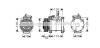 AVA CHRYSLER Компресор кондиціонера VOYAGER / GRAND VOYAGER IV 2.5 CRD 01-, VOYAGER IV 2.5 CRD 00- AVA COOLING CRAK109 (фото 1)