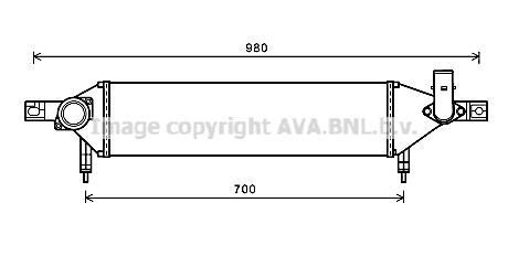 CHLODNICA POWIETRZA QASHQAI 07- AVA QUALITY COOLING AVA COOLING DN4409