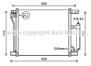 Автозапчасть AVA COOLING DN 5401D