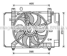 Автозапчасть AVA COOLING DN7532