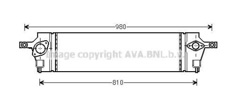 Интеркулер AVA COOLING DNA4350