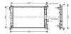 Радіатор, охолодження двигуна AVA QUALITY COOLING AVA COOLING FD2264 (фото 1)