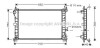 Радіатор, охолодження двигуна AVA QUALITY COOLING AVA COOLING FD2265 (фото 1)