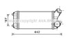 AVA FORD Інтеркулер C-Max II, Grand C-Max 1.6TDCi 10- AVA COOLING FD4472 (фото 1)