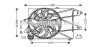 AVA FORD Вентилятор радіатора двиг. MONDEO 1.6-1.8 00- AVA COOLING FD7504 (фото 1)