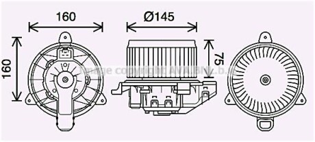 Автозапчасть AVA COOLING FD8626