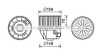 Вентилятор салону FORD C-MAX II, FOCUS III, FOCUS III/HATCHBACK, FOCUS III/KOMBI, GRAND C-MAX, KUGA II, TOURNEO CONNECT V408 NADWOZIE WIELKO, TRANSIT CONNECT 1.0-Electric 04.10- AVA QUALITY COOLING AVA COOLING FD8634 (фото 1)