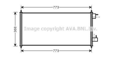 Радиатор кондиционера Ford Tranzit Connect 1,8DI-TDCI 02-13 AVA AVA COOLING FDA5361