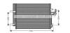 Конденсер кондіционера (AVA) AVA QUALITY COOLING AVA COOLING FDA5428D (фото 1)
