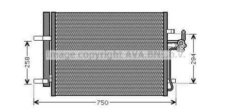 Конденсер кондіционера (AVA) AVA QUALITY COOLING AVA COOLING FDA5428D