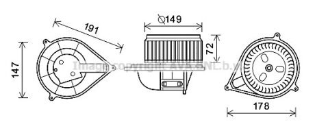 AVA QUALITY COOLING AVA COOLING FT8427AVA