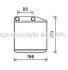 Радіатор обігрівача Grande Punto 10/05-(AVA) AVA COOLING FTA6313 (фото 1)