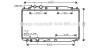 Радіатор, охолодження двигуна AVA QUALITY COOLING AVA COOLING HD2191 (фото 1)