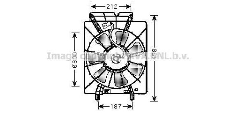 Вентилятор, охлаждение двигателя AVA QUALITY COOLING AVA COOLING HD7533