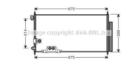 Автозапчасть AVA COOLING HDA5239D