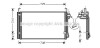 Радиатор кондиционера Hyundai Terracan (01-), Trajet (99-) AVA AVA COOLING HY5071D (фото 1)