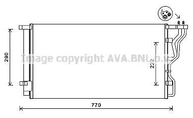 Автозапчасть AVA COOLING HY5298D