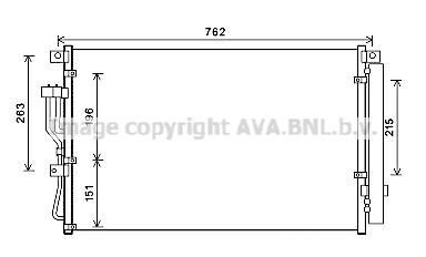 Автозапчасть AVA COOLING HY5345D