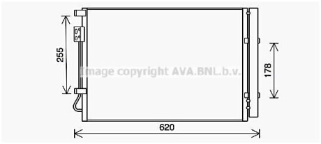 Автозапчасть AVA COOLING HY5448D