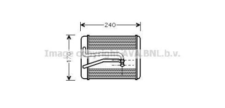 Радиатор отопителя салона Hyundai Sonata 99>04 AVA AVA COOLING HY6119