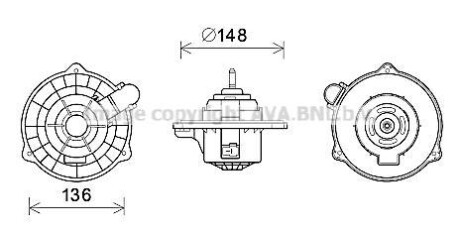 Автозапчасть AVA COOLING HY8404