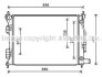 Радиатор охлаждения двигателя Hyundai Accent (11-16) 1.4i-1.6i AT, Kia Rio (11-16) 1.4i 1.6i AT AVA AVA COOLING HYA2276 (фото 1)