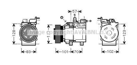 Компрессор, кондиционер AVA COOLING HYK209