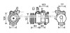 Компрессор кондиционера Hyundai i20 (08-), Accent IV (10-) 1.4i, 1.6i A AVA COOLING HYK451 (фото 1)