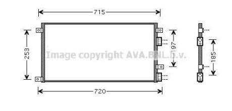 Конденсатор, кондиционер AVA COOLING IVA5058