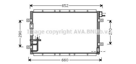 Радіатор кондиціонера AVA QUALITY COOLING AVA COOLING KA5030