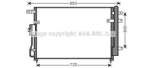 Автозапчасть AVA COOLING KA5111D