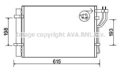 Автозапчасть AVA COOLING KA5206D