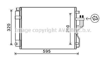 Автозапчасть AVA COOLING KAA5151D