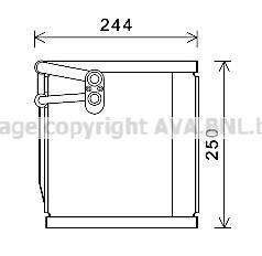 PAROWNIK DO KLIMAT.KIA PICANTO 11- AVA QUALITY COOLING AVA COOLING KAV199 (фото 1)