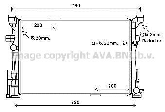 Автозапчасть AVA COOLING MS 2653