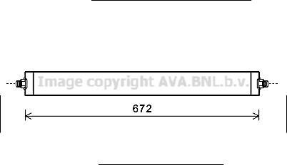Радіатор масла, двигательное масло AVA QUALITY COOLING AVA COOLING MS3531