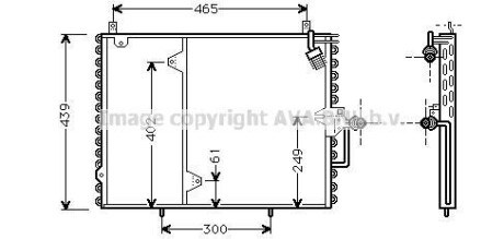 Конденсатор, кондиционер AVA COOLING MS5160