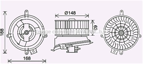 AVA QUALITY COOLING AVA COOLING MS8711AVA