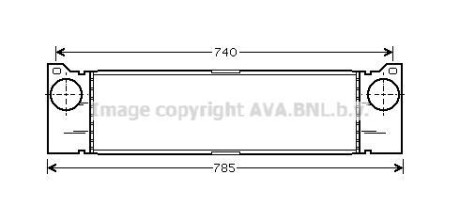 Интеркулер AVA COOLING MSA4370
