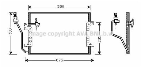 Конденсатор, кондиционер AVA COOLING MSA5330