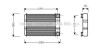 Теплообмінник, радіатор пічки AVA QUALITY COOLING AVA COOLING MSA6312 (фото 1)