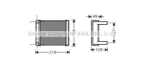 Радіатор SPRINTER ALL 95-06 (AVA) AVA QUALITY COOLING AVA COOLING MSA6385