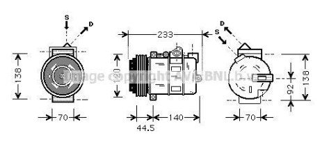 Компресор AVA COOLING MSAK277