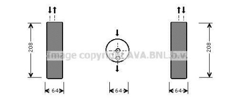 Осушувач кондиціонера AVA QUALITY COOLING AVA COOLING MSD053 (фото 1)