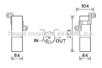 Осушитель кондиционера MB S221 10/06> AVA AVA COOLING MSD597