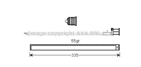 Осушитель кондиционера MB C204, E212 AVA AVA COOLING MSD601