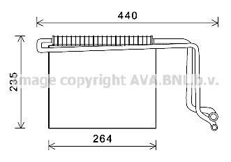 Испаритель, кондиционер AVA COOLING MSV563