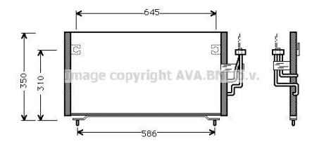 Конденсатор, кондиционер AVA COOLING MT5106 (фото 1)