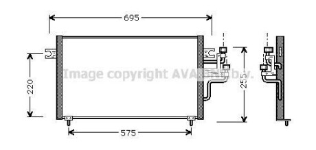 Конденсатор, кондиционер AVA COOLING MT5119 (фото 1)