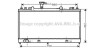 Радіатор, охолодження двигуна AVA QUALITY COOLING AVA COOLING MZ2164 (фото 1)